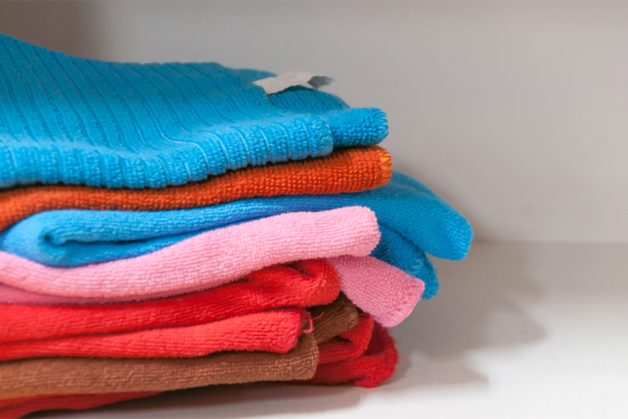 Multicolored towels